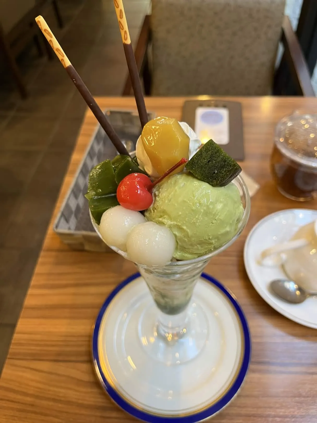 からふね屋珈琲のお抹茶パフェ