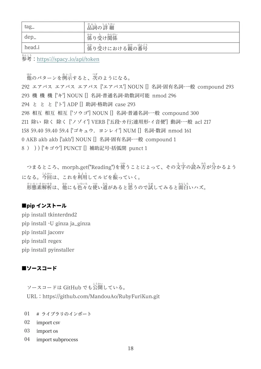 漢字にルビを自動で振る技術～自動総ルビソフト『ルビ振りくん』の中身～のサンプル4